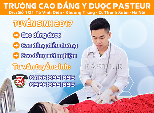 Trường Cao đẳng Y Dược Pasteur thông báo tuyển sinh năm 2017