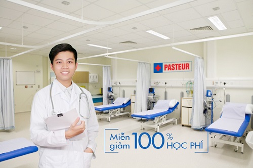Trường Cao đẳng Y Dược Pastuer thông báo miễn giảm 100% học phí năm 2017