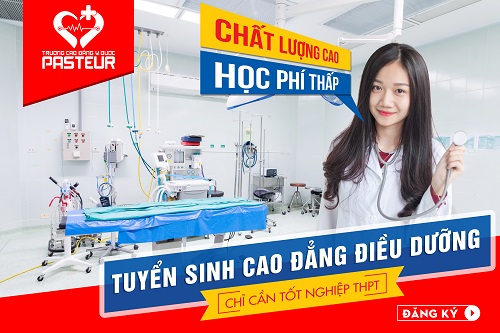 Trường Cao đẳng Y Dược Pasteur tuyển sinh Cao đẳng Điều dưỡng năm 2018