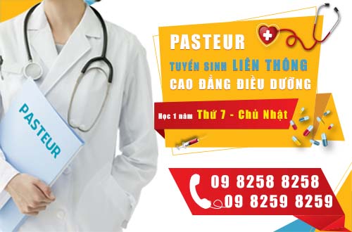 Trường Cao đẳng Y Dược Pasteur tuyển sinh Liên thông Cao đẳng Điều Dưỡng năm 2017