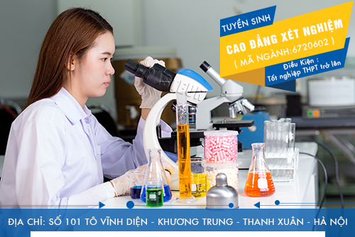 Địa chỉ tuyển sinh Cao đẳng Xét nghiệm y học năm 2018