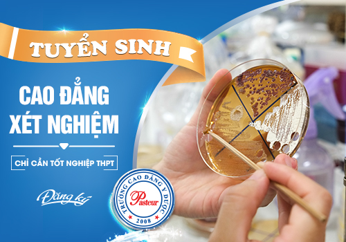Trường Cao đẳng Y Dược Pasteur tuyển sinh Cao đẳng Kỹ thuật xét nghiệm chỉ cần tốt nghiệp THPT