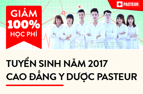 Trường Cao đẳng Y Dược Pastuer thông báo tuyển sinh năm 2017