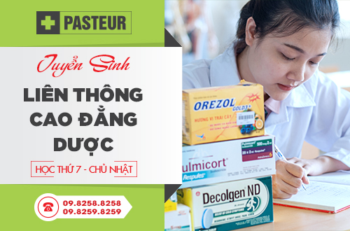 Trường Cao đẳng Y Dược Pasteur thông báo tuyển sinh Liên thông Cao đẳng Dược năm 2017