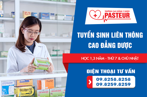 Trường Cao đẳng Y Dược Pasteur tuyển sinh Liên thông Cao đẳng Dược năm 2017