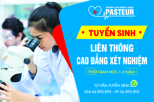 Thời gian đào tạo liên thông Cao đẳng Xét nghiệm là 1,3 năm