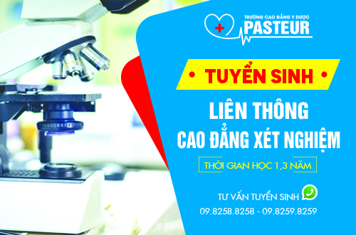 Trường Cao đẳng Y Dược Pasteur đào tạo Liên thông Cao đẳng Xét nghiệm ngoài giờ hành chính