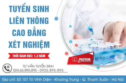 Địa chỉ tuyển sinh liên thông Cao đẳng Xét nghiệm học tại Hà Nội