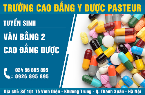 Trường Cao đẳng Y Dược Pasteur tuyển sinh Văn bằng 2 Cao đẳng Dược năm 2017