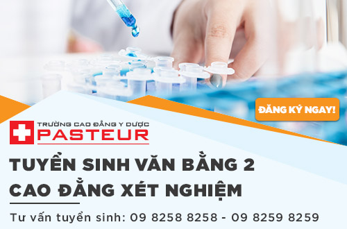 Trường Cao đẳng Y Dược Pasteur Hà Nội đào tạo VB2 Cao đẳng Kỹ thuật xét nghiệm cấp bằng chính quy