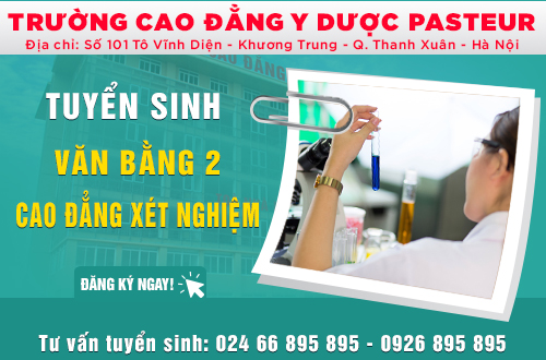 Địa chỉ nộp hồ sơ xét tuyển văn bằng 2 Cao đẳng Xét nghiệm uy tín tại Hà Nội